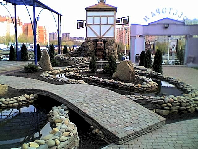 Садовые водоемы: фонтанчики, горки со стеканием.(2006-2010) фото 18-04-07_1356.jpg.jpg